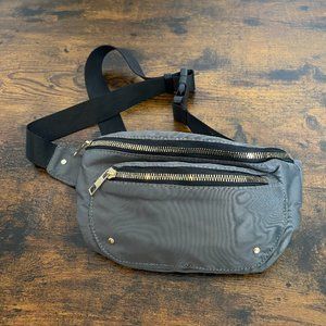 Cotton On Dark Grey Athletic Fanny Pack